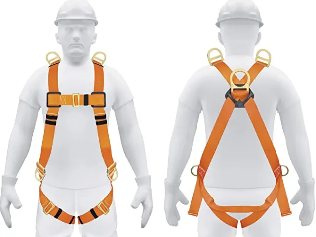Arnés cuerpo comp,5 anillos,posicionamiento/rescate,ANSI · Protección en alturas EPP Potosina