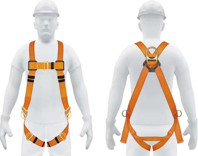 Arnés cuerpo completo, 3 anillos, posicionamiento · Protección en alturas EPP Potosina