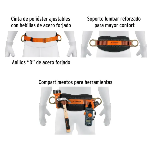 Cinturon de Posicionamiento · Protección en alturas EPP Potosina