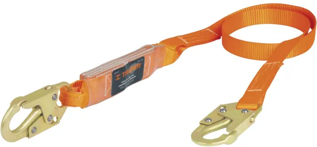 Linea de vida con amortiguador de impacto · Protección en alturas EPP Potosina