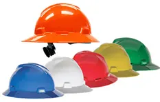 Casco MSA V-Gard Ala Completa · Protección de cabeza EPP Potosina