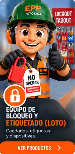 Bloqueo y etiquetado: Bloqueo y etiquetado LOTO · Eppito, EPP Potosina