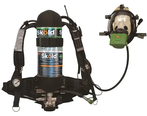 Equipo de respiracion autonoma SCBA PHANTÖM · Equipo contra fuego EPP Potosina