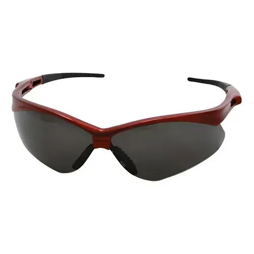 Lentes de Seguridad NEMESIS Armazón Rojo mica Gris · Protección visual EPP Potosina