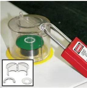 Cubierta giratoria con boton de presion desmontable MASTER LOCK · Bloqueo y etiquetado EPP Potosina