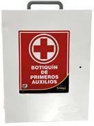 Botiquín metalico para primeros auxilios · Primeros auxilios EPP Potosina