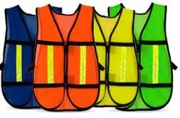 Chalecos de malla variedad de colores · Señalización y vialidad EPP Potosina